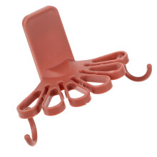 Raindrops 4.72x3.54x2.36inch Design Punching Swivel Storage Rack 1pack