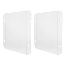 2 transparente -wandhalter mit saugnäpfen für