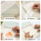 2 unidades sello acrílico transparente con mango (A+C) 9