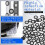 200 Pcs 3D Magnetic Tracking Dot for Scanner Inner 6.0 mm Outer 10 mm Scanning Reference Point Marker for 3D Scanning 3