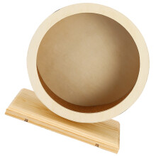 rueda de ejercicio de madera silenciosa para hámster y chinchilla