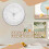 Premium Silver Wall Clock, Wall Decoration, Modern Silent Wall Clock for Home Office Kitchen (25cm, 5