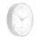 Premium Silver Wall Clock, Wall Decoration, Modern Silent Wall Clock for Home Office Kitchen (25cm, 3
