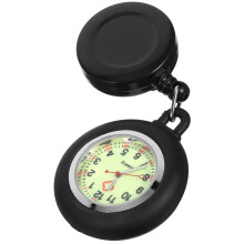 medidor bolsillo con pinza, colgante (negro)