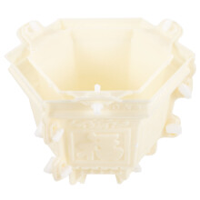 molde hexagonal de hormigón para maceta de epoxi forma florero