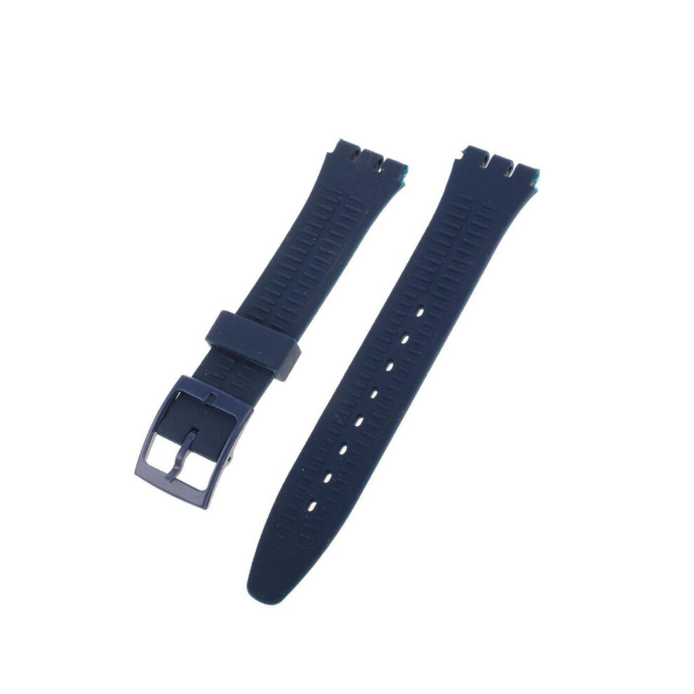 (Steelblue) 17mm Silicone Rubber Watch Strap Band Waterproof and Comfortable for-image-OPC-PKK22M5-NEW