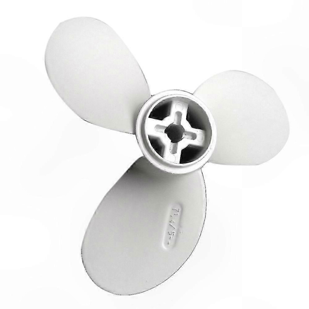 2-Stroke Outboard Motor Propeller 7 1/4X5-A Rotary Paddle For 2Hp 2.5Hp Engines White 6935159244859