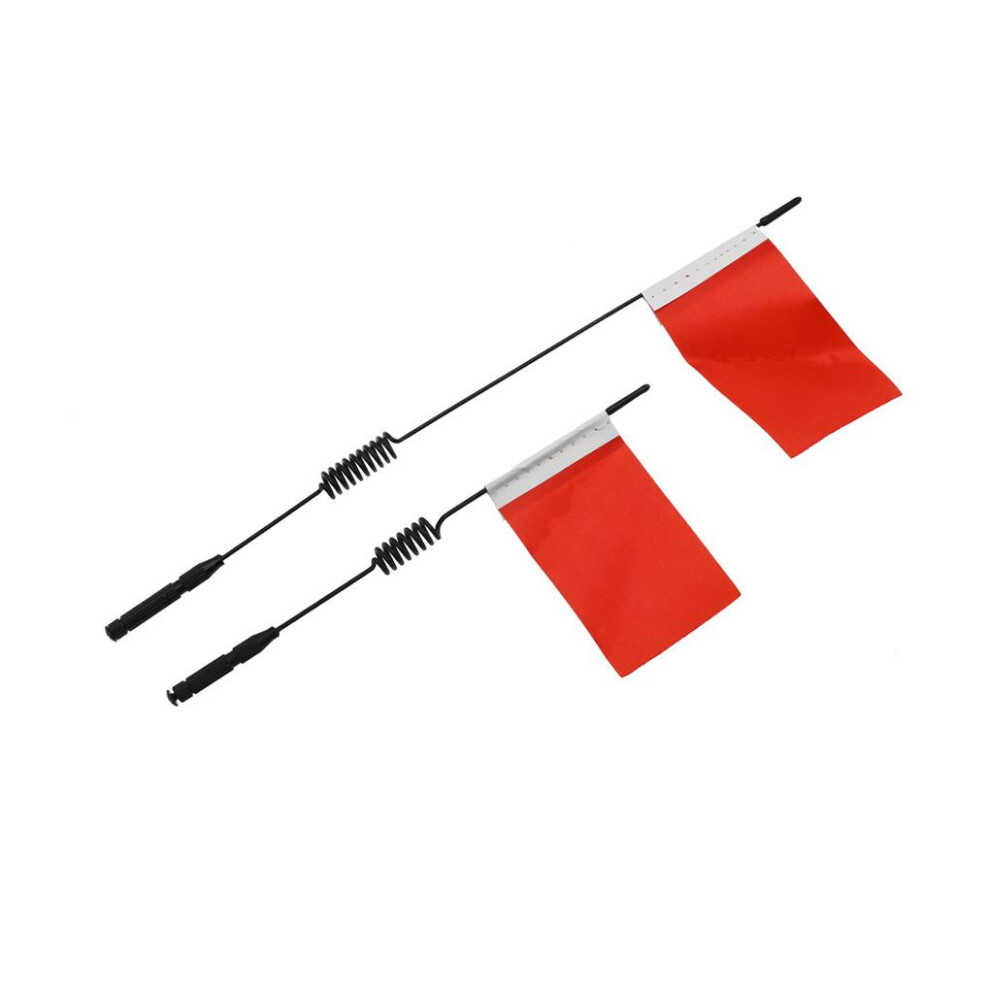 (Red, 2 PcsSet) Model Car Signal Flag Modification Replaceable Parts Replacement for-image-OPC-PKK29ZY-NEW