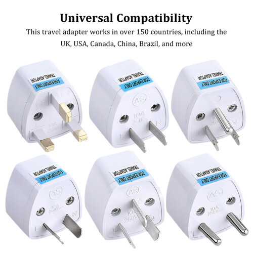 (UK Plug) Durable And Versatile Plug Adapter For China Travel Adapter Universal 2