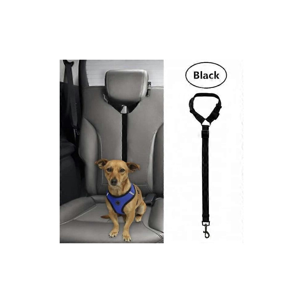 Adjustable Dog Harness for Car - Pet Seat Belt - Black-image-OPC-PKK2JNG-NEW