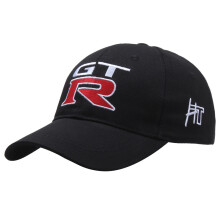 (Black B) Letter Gtr Embroidery Supercar Baseball Cap Outdoor Sports Casual Hat Women Men
