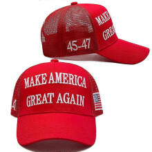 Official Donald Trump 2024 45-47 MAGA Hat - Make America Great Again Slogan-2025