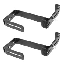 1Pair Steel Plant Hanger Black Metal Flower Pot Balcony Bracket