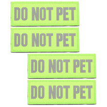 4 unidades de reflectantes para arnés de perro de servicio