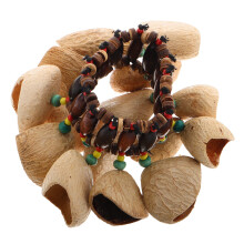 pulsera de cascabel con de africana para percusión tribal