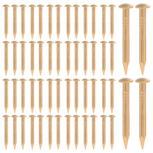 100 uds. clavos cobre 20 mm cabeza redonda para muebles y manualidades
