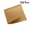 papel kraft triangular 18x18 cm antigrasas para sándwiches y donuts 100 3