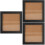 3pcs Embroidery Display Frame Square Wall Picture Frame Home Decor 8