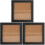3pcs Embroidery Display Frame Square Wall Picture Frame Home Decor 4