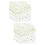 200 Pcs Golden Dinner Napkins Decorative Dot 7