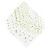 200 Pcs Golden Dinner Napkins Decorative Dot 9