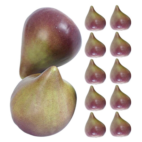24 Pcs Artificial Fruit Fig Models for Home Decor 2
