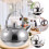 Milk Heating Tea Kettle Silver 1set 10
