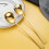 2Pcs Stainless Steel Buffet Spoon Practical Food Serving Fork (Golden) 4