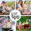 40pcs Checkered Disposable Paper Cups 250ml 6