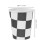 40pcs Checkered Disposable Paper Cups 250ml 2