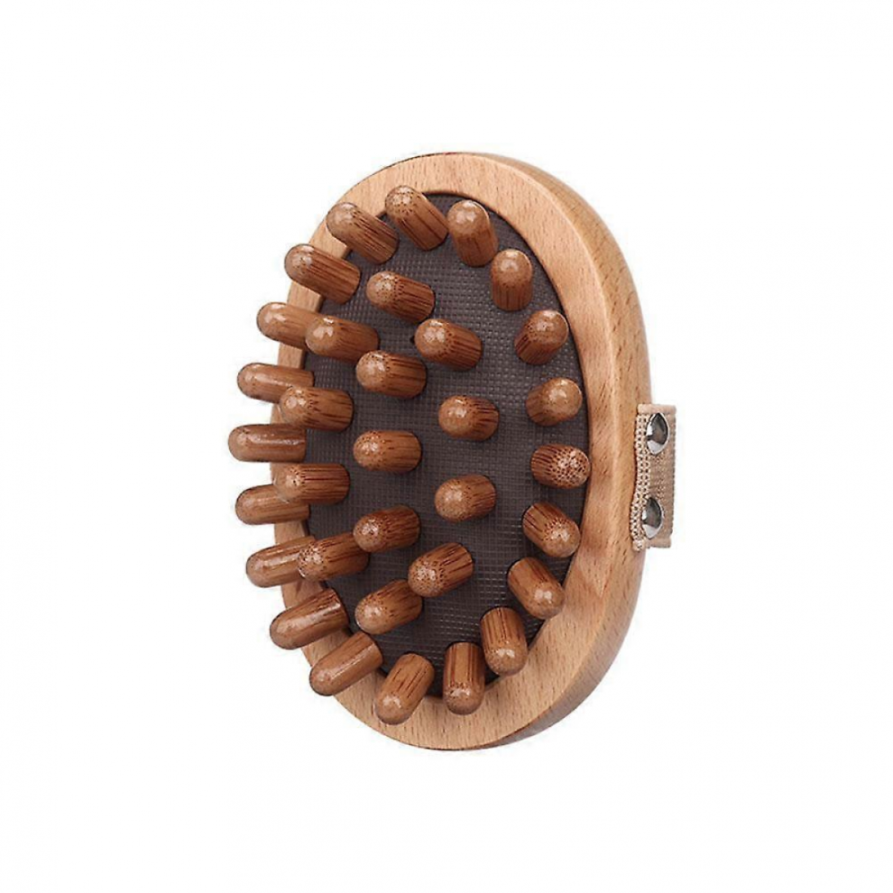 Brown Lymphatic Drainage Abdomen Massage Brush Body Meridian Brush Beauty Salon