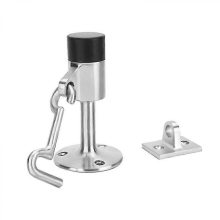 Robuster Türstopper mit Haken aus Edelstahl
