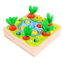 Houten speelgoed voor kinderen Magnetische spellen Visspel Educatief speelgoed voor kinderen Jongens Meisjes Cadeaus Happy Farm Spel Magnetisch vissen