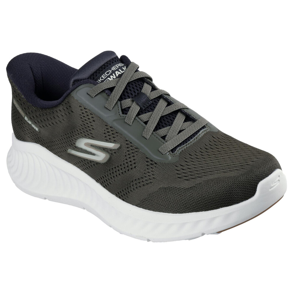 Skechers (Olive, 10) Slip-Ins Walking Shoe For Men - Go Walk Now
