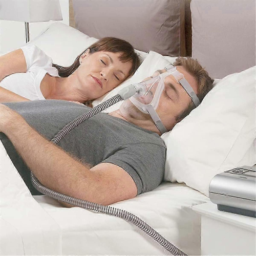 Μάσκες CPAP πλήρους προσώπου με κεφαλοδέτη, περιστρεφόμενο αγκώνα και μαξιλάρι-2025 1