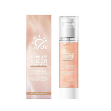 Sheer Body Mist Sunscreen SPF42 Infused with Shimmering Body Oil Hydrating Mist Hydrates Brightens Gives Skin A Glowy Finish Lightweight 50ml