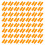 100Pièces Cache-Doigts Antidérapants Latex Orange 1