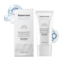 Moisturizing Sunscreen Lotion No White Formulated with Natural Ingredients for Melanin Skin 50g
