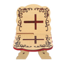 soporte para corán de madera portátil para lectura y libros