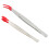 2 pinzas acero inoxidable rectas duraderas para el hogar 2