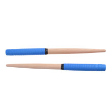 par de baquetas taiko 35x2 cm madera para percusión azul