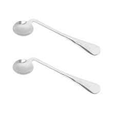 Convenient Elderly Tableware Sloped Shape Adaptive Spoon 2set
