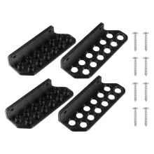 2 Pairs Arrow Display Hanger with 8screws Holds 12 Arrows Black