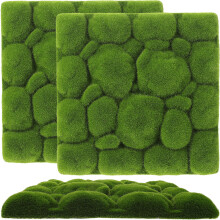 12 Pcs Simulation Moss Foams Board Wall Decoration