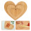 3pcs Heart Shaped Bamboo Cutting Board Serving Tray for Kitchen 11