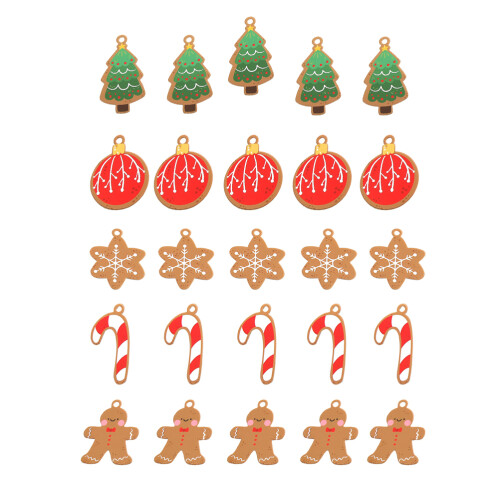 100 Pcs Hanging Paper Christmas Greeting Set 1