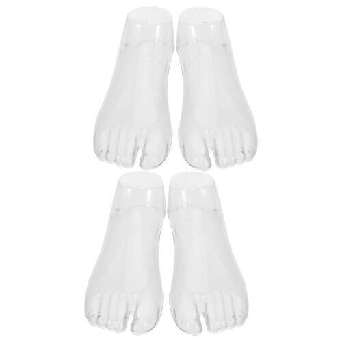2 paia per piedi, inserti espositore scarpe