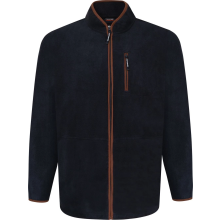(Navy, 4XL) Espionage Microfleece Jacket For Men