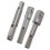 set 3 adattatori 1/4" 3/8" 1/2" per a e trapano 5