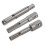 set 3 adattatori 1/4" 3/8" 1/2" per a e trapano 3